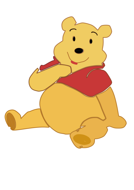 free baby pooh clipart - photo #19