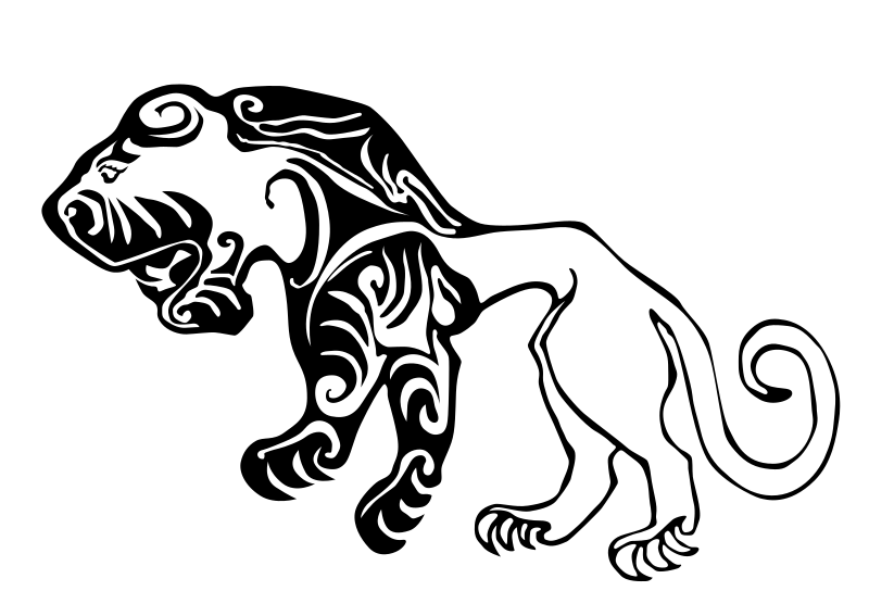 clipart scythian tiger tattoo clipart scythian tiger tattoo