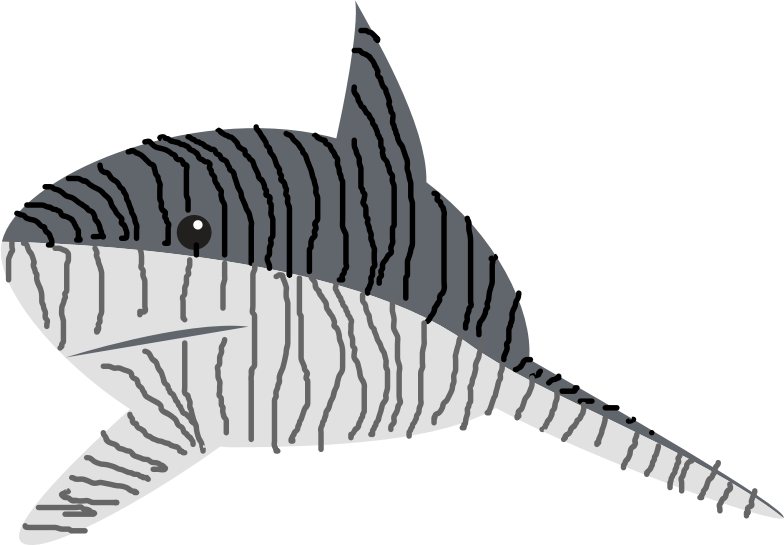 tiger shark clipart - photo #37
