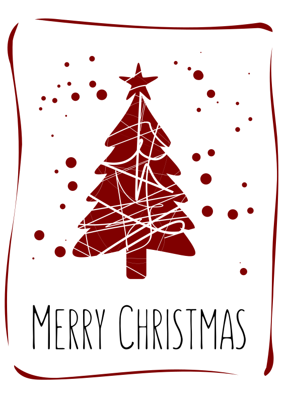 Clipart - christmas card design