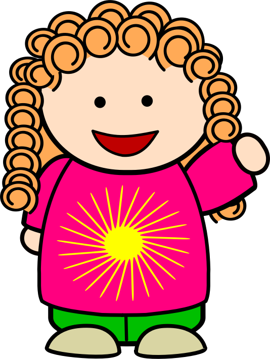clipart girl smiling - photo #33