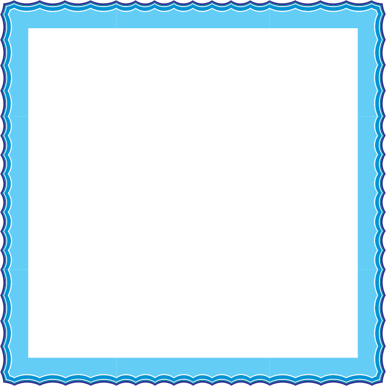 Clipart - Water Waves Frame 2