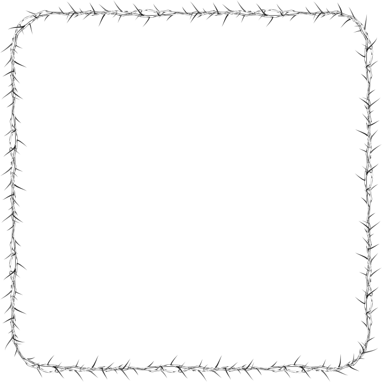 Clipart - Thorns Frame