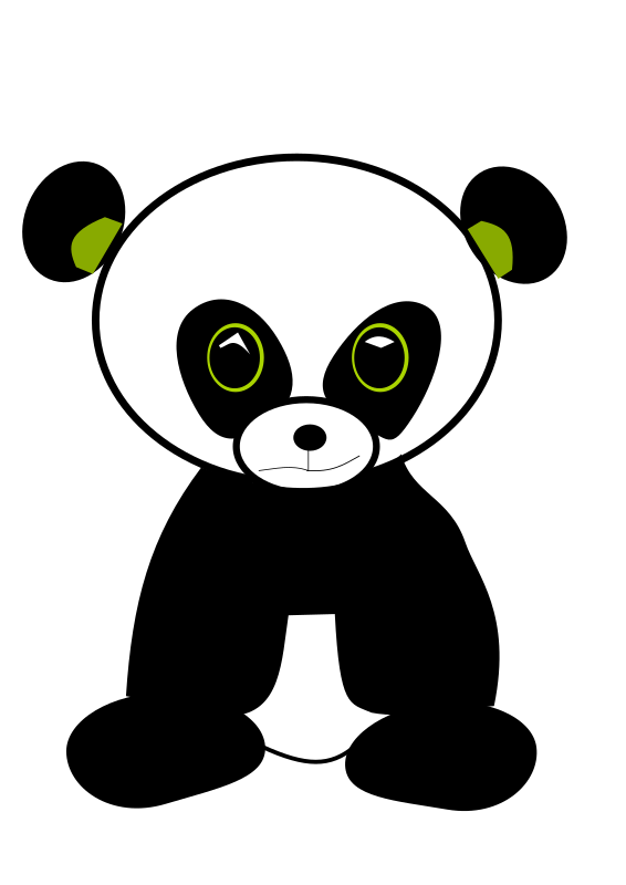 clipart panda question - photo #8