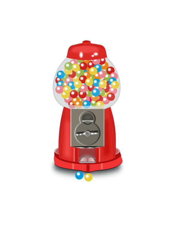 Clipart - Gumball machine