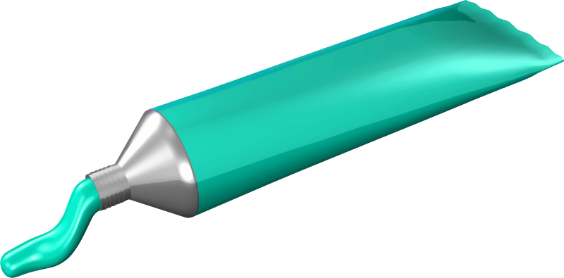 Clipart - Paint tube (colour 6)
