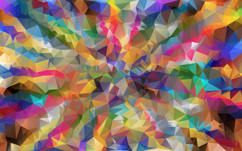 Colorful Low Poly Wallpaper Proper