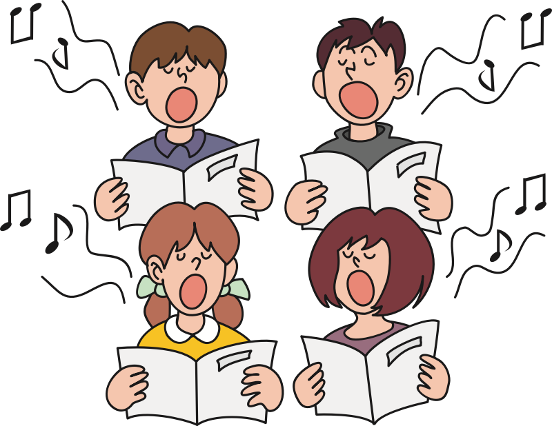 Clipart Children Singing 2 Clipart children singing 2