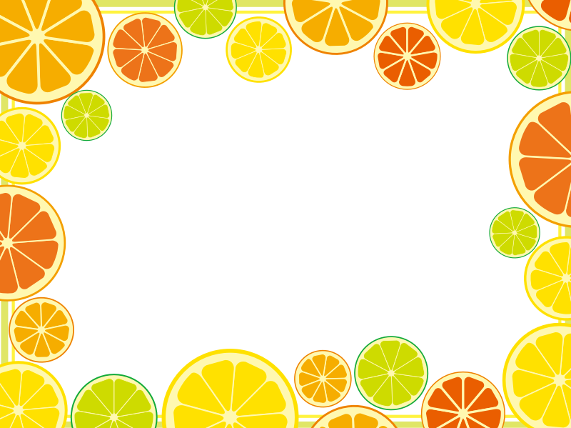 Clipart Citrus Frame Medium Image Png