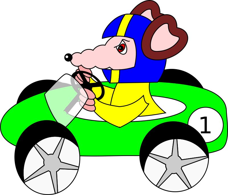 mouse race clipart - photo #37