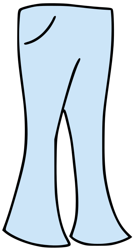 Clipart - Bell bottoms