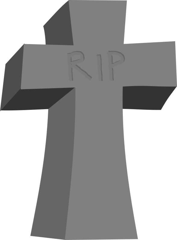Tombstone by stevepetmonkey ( https://openclipart.org/user-detail/stevepetmonkey ) Tombstone