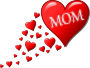 hearts ClipArt Hearth-002-Red-Mom