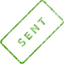 Clipart - Sent Business Stamp 1