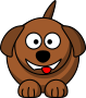 Clipart - Cartoon dog