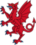 Clipart - Somerset dragon silhouette