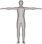 Clipart - Low Poly Human Male Wireframe