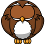 Clipart - Cartoon owl