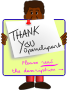 The GʊGʊ-team is saying thank you to Openclipart Thumbnail