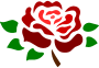 Clipart - Stylised rose