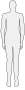 Clipart - Male body silhouette - front